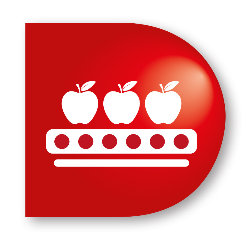 proceso de fruta fresca dosal